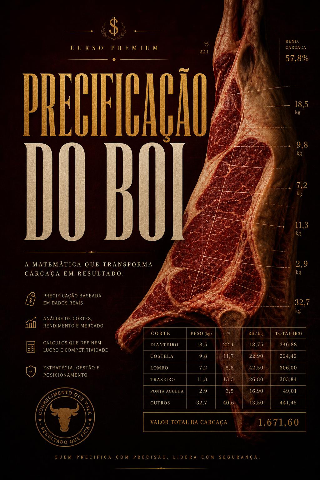 Precificação e Rendimento do Boi